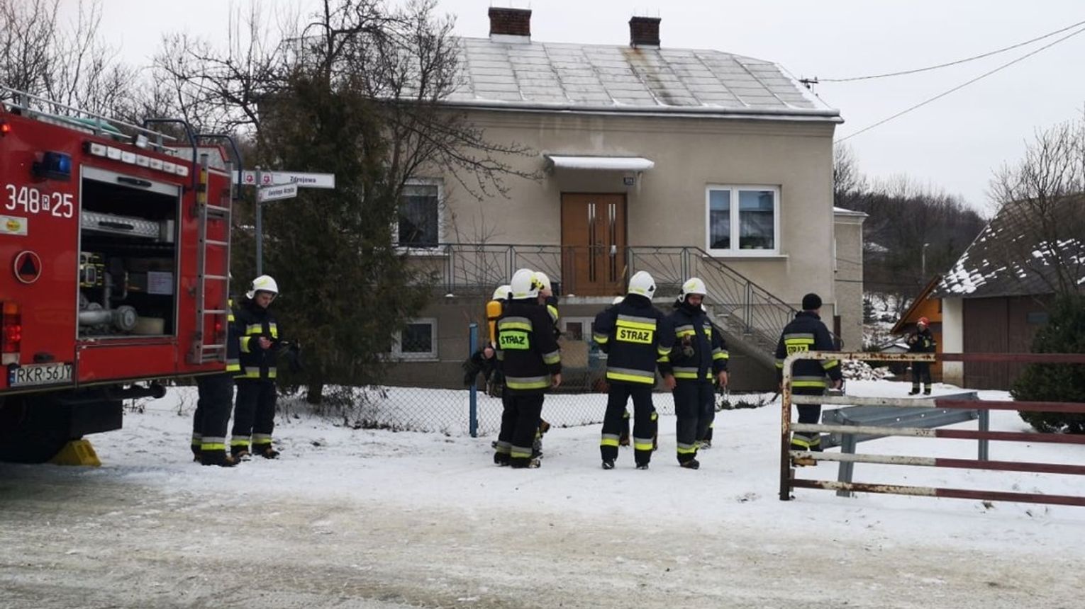 KLIMKÓWKA Pożar w jednym z domów