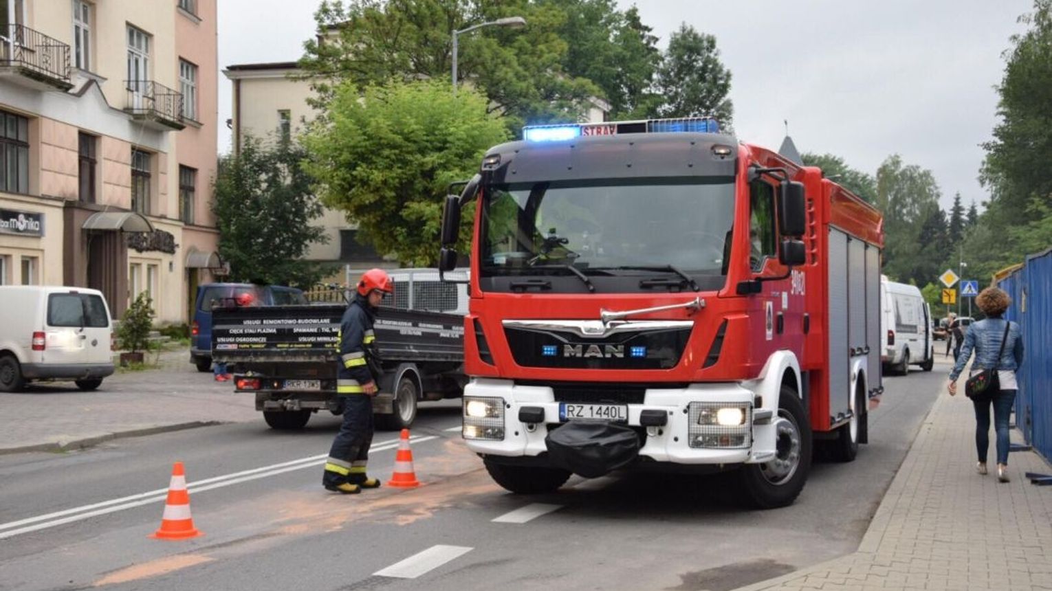 Krosno Kolizja Na Grodzkiej Przy Kinie Sok