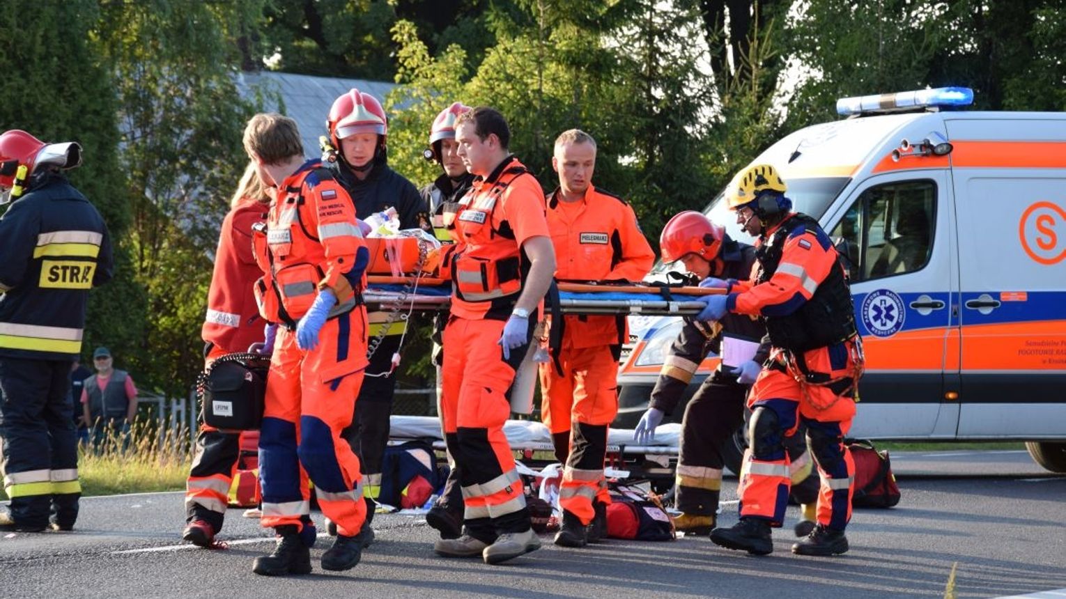 Wypadek w Iwoniczu Stan dziecka poważny ale stabilny