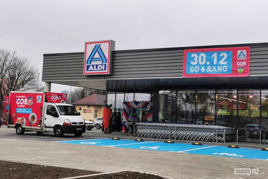 Kolejny sklep ALDI w Krośnie jest już otwarty W nowym markecie prace