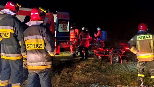 15-letni rowerzysta uległ poważnemu wypadkowi na rowerze w lesie