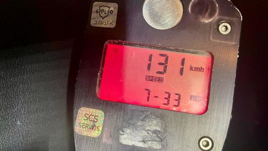 19-letni pirat drogowy zatrzymany! Jechał 131 km/h!