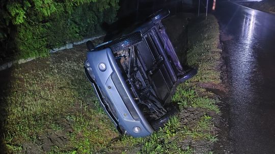20-latek wjechał czterokołowcem do rowu. Miał blisko 2 promile