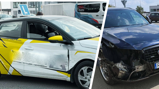 37-latek w Audi nie ustąpił pierwszeństwa "L-ce"