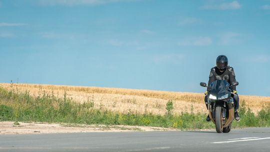 41-letni motocyklista pijany i bez prawa jazdy