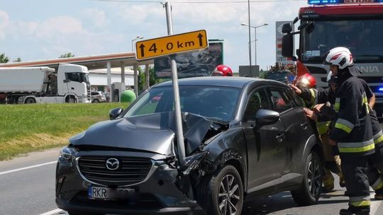 46-letni kierowca mazdy spowodował kolizję na DK28. Był pijany