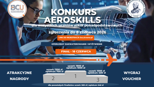 AeroSkills w Krośnie. Rusza ogólnopolski konkurs lotniczy dla uczniów