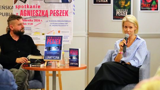 Jak powstają kryminały? Agnieszka Peszek spotkała się z czytelnikami w Krośnie
