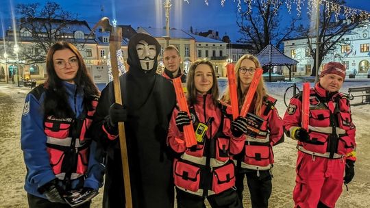 Akcja Legionu Gerarda. Promowali bezpieczeństwo wspólnie z... Ponurym Żniwiarzem