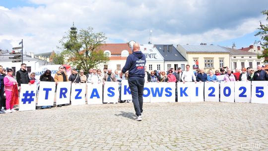 Akcja "Obywatele Naprzód” na krośnieńskim rynku
