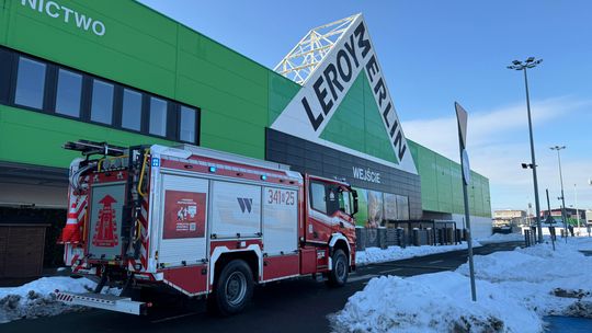 Alarm z monitoringu ppoż w jednym z marketów przy Bieszczadzkiej