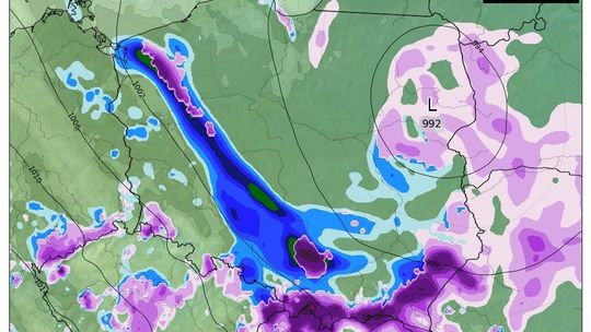 ALERT RCB: Intensywne opady śniegu. Zawieje i zamiecie śnieżne