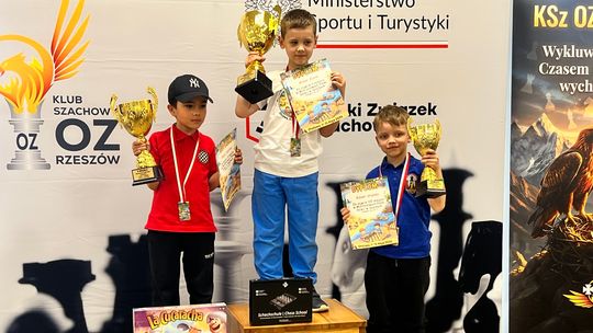 Artur Zych ponownie mistrzem Polski. Szachowy talent z Krosna obronił tytuł