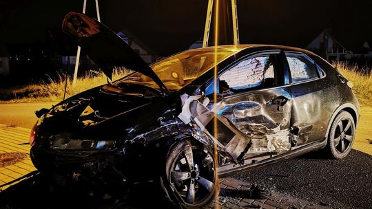 ? "Audi leciało w powietrzu". Zderzenie audi i hondy w Krościenku Wyżnym