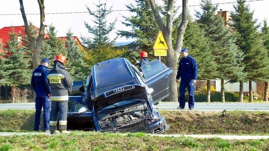 Bajdy: Dwie osoby ranne w wypadku