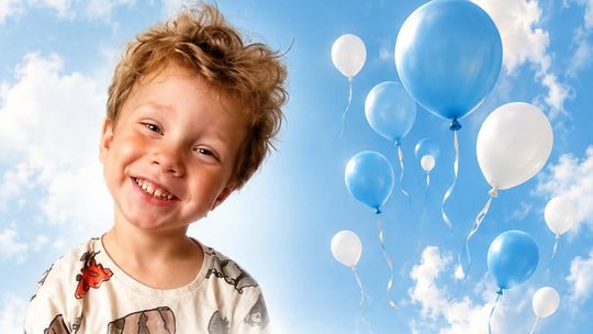 Balon zamiast kwiatów. Wyjątkowa prośba rodziny 3-letniego Miecia