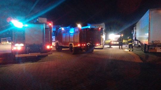 BARWINEK: Strażacy wezwani do wycieku paliwa