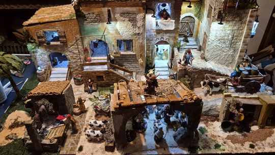 Beniamino i jego 1,5-metrowa Szopka Bożonarodzeniowa