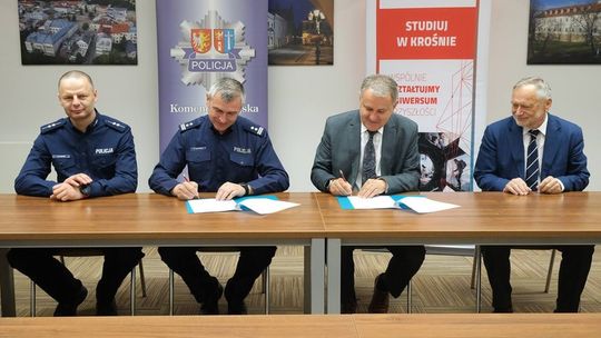 Bezpieczniejsza uczelnia w Krośnie – porozumienie pomiędzy PANS a Policją