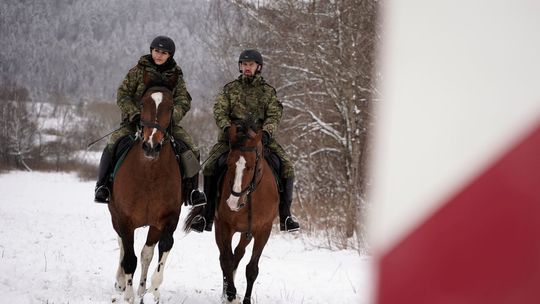 Bieszczadzki Oddział Straży Granicznej jako jedyny w kraju ma konne patrole