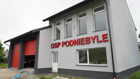 Budowa remizy OSP w Podniebylu na finiszu. Zakończenie jeszcze w tym roku