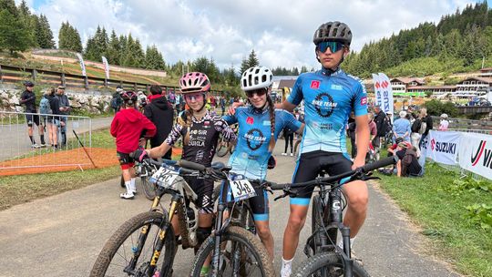 Cenna lekcja zawodników MOSiR Dukla na Mistrzostwach Europy MTB Youth w Rumunii