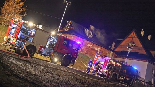 Chyrowa: Pożar drewnianego budynku