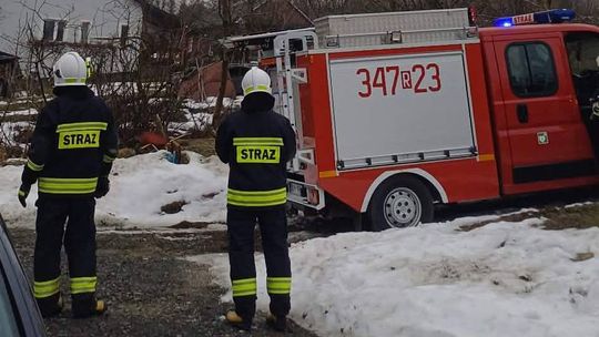 Chyrowa. Pożar w kotłowni budynku mieszkalnego