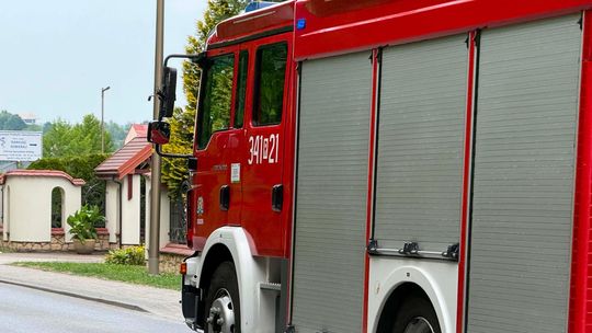 Ciężarówką wjechał w wóz bojowy JRG Krosno