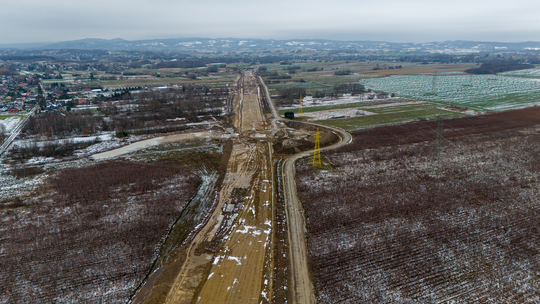 Zrealizowano już 34% prac przy budowie S19 pomiędzy Iskrzynią a Miejscem Piastowym [FOTO]