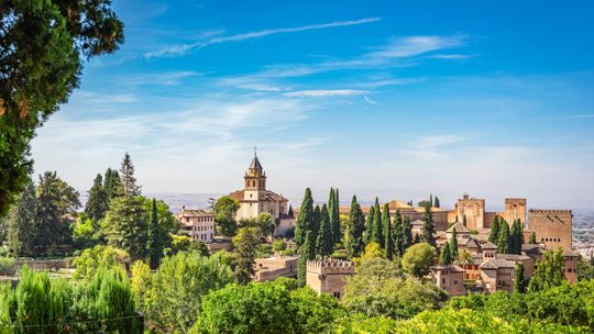 alhambra, pałac i forteca w Granadzie, Andaluzja