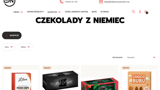 Delikatesy Niemieckie: czekolady z Niemiec