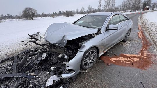Czołówka na Białobrzeskiej w Krośnie