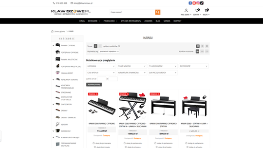 Pianina Kawai - Sklep muzyczny klawiszowe.pl