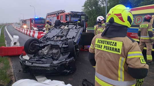 Dachowanie na węźle S19 "Dukla" w Zboiskach