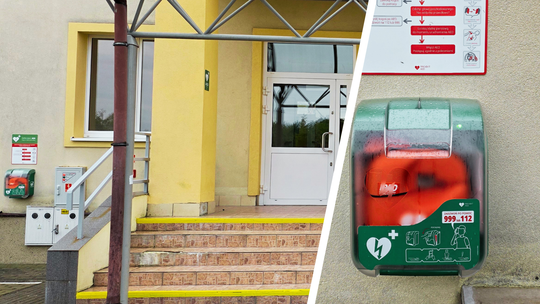 Defibrylator AED na "Zielonym Wzgórzu" już działa. Szkolenie we wrześniu