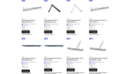 ALURIGHT - szyny ślizgowe