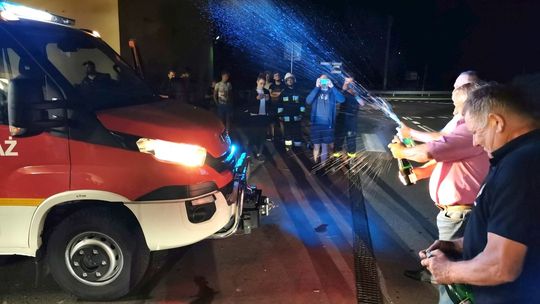 Do OSP Odrzykoń dotarł nowy samochód ratowniczo-gaśniczy