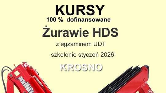 Dofinansowane w 100% kursy zawodowe dla firm i pracowników. Rusza rekrutacja na szkolenie HDS w Krośnie