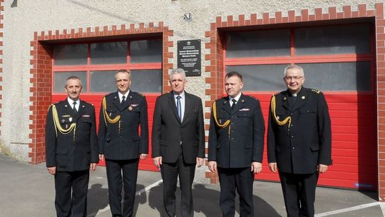 Dostojni goście z wizytą w Ochotniczej Straży Pożarnej w Szczepańcowej
