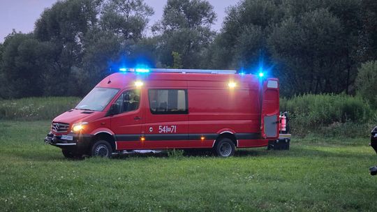 Poszukiwania topielca w Wisłoce z niecodziennym zakończeniem