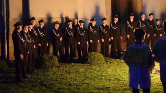 Druhowie okolicznych jednostek podczas Świąt Wielkanocnych.