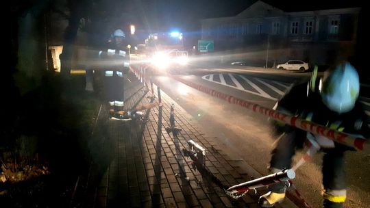 DUKLA: 47-letni obywatel Słowacji wjechał w słupki. Prawdopodobnie zasnął