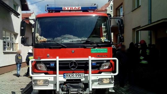 DUKLA: Pożar w bloku przy ul. Kościuszki