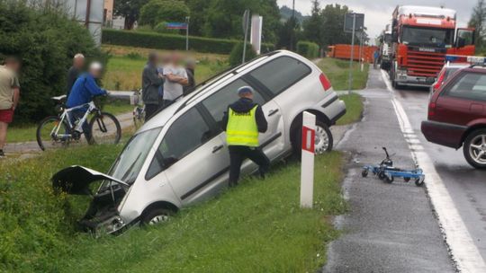 Dwa wypadki na DK19 w Iskrzyni i Rogach