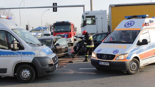 Dwie poranne kolizje na krośnieńskich ulicach