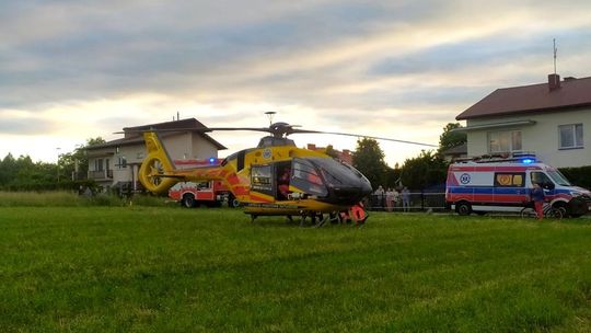 Dziecko potrzebowało pilnej pomocy medycznej. W Widaczu wylądował śmigłowiec LPR