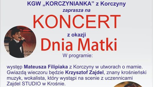 Dzień Matki w Korczynie. Będzie zbiórka dla Marcelinki i Izy
