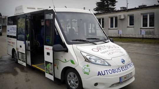 Elektryczny Nissan testowany przez MKS Krosno