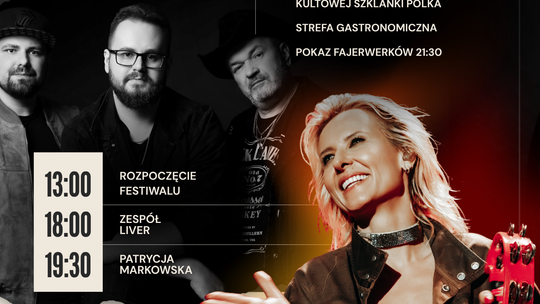 Festiwal Huty w Krośnie. Wystąpią Liver i Patrycja Markowska